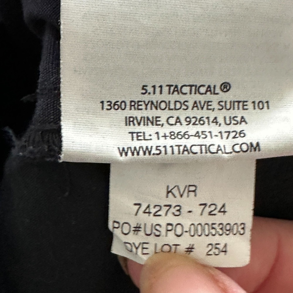 5.11 Tactical Pants‎ Mens Taclite Pro Cargo Pants 44x32 Navy Blue Utility Work - Picture 7 of 11